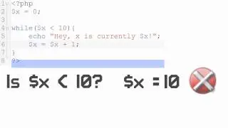 PHP Tutorial Animation: The Loops in PHP!