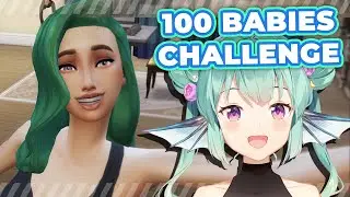 【THE SIMS 4】 100 BABIES CHALLENGE?【NIJISANJI EN | Finana Ryugu】