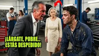 Reparó gratis el auto de una anciana y lo despidieron… pero días después descubrió quién era ella
