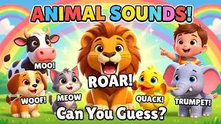 Cute Animal Sounds 🐱🐮🐑 | Cat, Cow & Sheep | Wild & Domestic Animal Moments