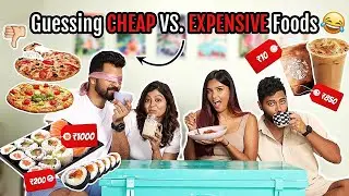Guessing CHEAP VS. EXPENSIVE Food🍕🍱☕️ / Mridul Sharma 