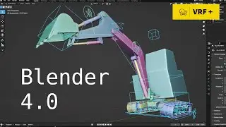 Rigging Tutorial Excavator in Blender 4.x  