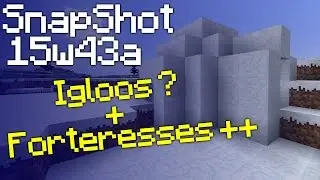 Minecraft Snapshot 15w43a 1.9 : Igloos?