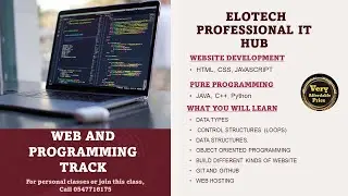 SECTION 1 ( MAIN )  INTRO TO WEB DEVELOPMET