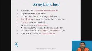 List Interface ArrayList Class