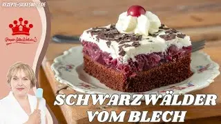Black Forest cake from the sheet #Silkeswelt #sheetcake