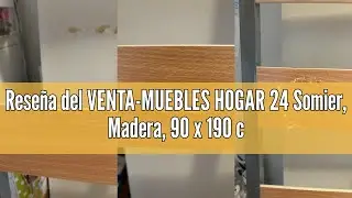 Reseña del VENTA-MUEBLES HOGAR 24 Somier, Madera, 90 x 190 cm