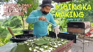 Making a daily living in the Philippines   BIBINGKA MAKING