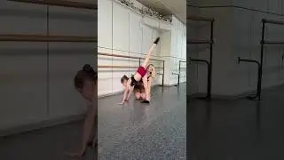 Махи назад в шпагат