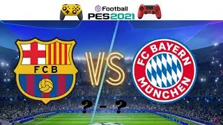 BAYERN MUNICH VS BARCELONA | ONLINE MATCH | EFOTBALL PES #pesonlinematch #pesmobilelive #pes2021