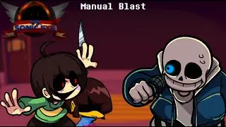 Manual Blast but it's Sans and Chara (Cover) | Friday Night Funkin'