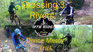 MTB Cebu: Crossing 3 rivers trail in Divine Mercy Garing, Consolacion.A year end ride to some of us.