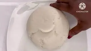 HOW TO MAKE AYOOLA RICE FLOUR FUFU ||