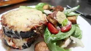 Eggplant Parmesan (YUM!!) |  KETO FRIENDLY | How to prep eggplant for the perfect Eggplant Parm