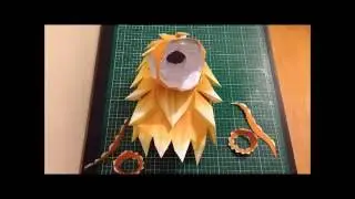 DRAGON BALL Z SONGOKU SSJ3 MANGA PAPERCRAFT DIY - Acrizer