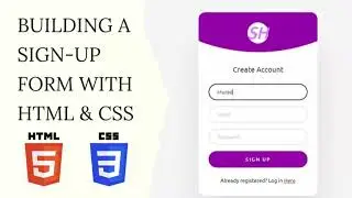 Building a Sign-Up Form with HTML & CSS