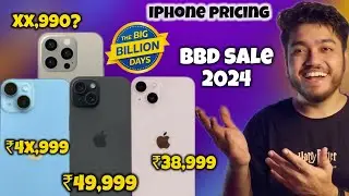 All iPhone Pricing in Flipkart BBD sale 2024🔥 iPhone 15 ₹50k, iPhone 14 40k, iPhone 13?