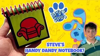 Blue's Clues Handy Dandy Notebook!!! Nostalgic 90's Toys!