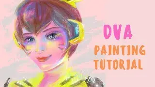 Dva Overwatch Painting Tutorial - Photoshop