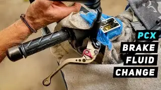 Honda PCX 150 - Brake Fluid Change | Mitch's Scooter Stuff