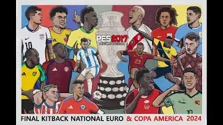 PES 2017 | FINAL KITPACK EURO & COPA 2024 AIO