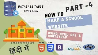 How to make a school website using html css php & bootstrap | Education Website | part 4
