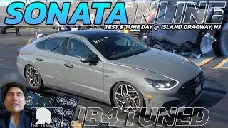 Sonata NLine with JB4 Tune vs Mustang, BMW & 2023 Toyota FRS @ Island Dragway