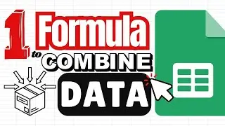 Google Sheets: Combine Data from Multiple Sheets with one Formula! (Consolidate Data)