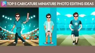 Top 5 Cartoon photo editing ideas | Caricature miniature photo editing ideas Android by Sizz Editzz