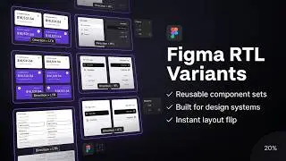 Figma RTL for design systems — Direction variants, not detached copies