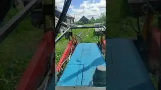 Кун фаворит 1000 , обзор из кабины трактора