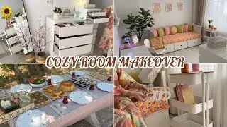 SAMİMİ , RAHAT VE ÜRETKEN ODA YENİLEME🌱 TADİLATSIZ DEV DEĞİŞİM 🛋️ NEREDEYDİM ?DONDURMA PASTA |PİKNİK
