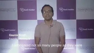 Gaurav Singh, Founder of Verloop.io | SAASCON23 Testimonial