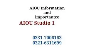 AIOU Information and Importance
