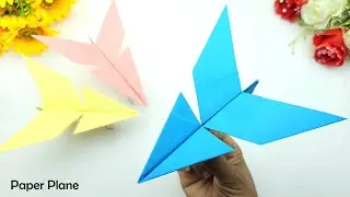 How to Make a Paper Airplane | Origami Plane Making | Easy Paper Crafts Step by Step