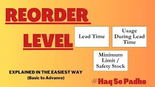 REORDER LEVEL