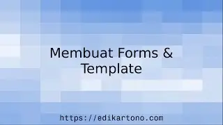 05 Belajar Django: Form dan Template