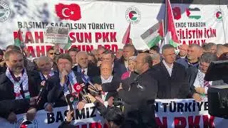 Adalet Bakanı Tunç Trabzon'da: "Filistinli kardeşlerimizi yalnız bırakmayacağız"
