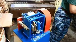 Колка лозы на станке