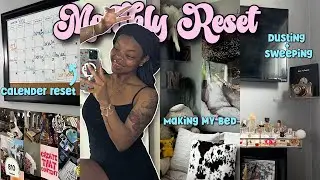 MONTHLY RESET🫧 | cleaning, organizing + playlist🔥