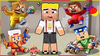 EFEKAN SPENT A DAY CARING FOR THE CHILD! 😂 - Minecraft