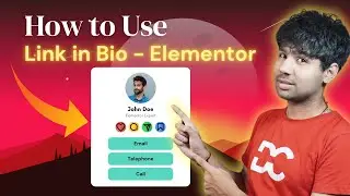 How to Use Elementor Link in Bio Widgets🔥