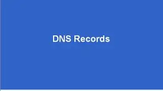 Win2003   DNS Records
