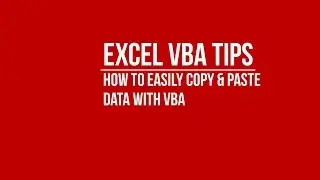 [VBA] How to use Copy Paste function with VBA
