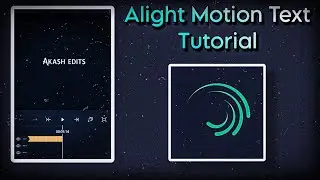 [Best Alight Motion Text Tutorial] || Alight Motion Tutorial || #youtube  #4k #alightmotionedit