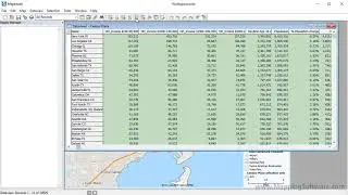 Maptitude 2021: map data, mapping tables, demographic data