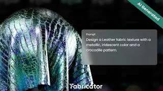 3D fabric texture generated by Fabricator AI