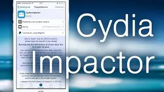 Cydia Impactor (Cydia Eraser) — ПОЛНОЕ восстановление