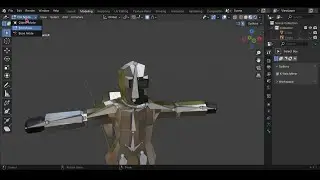 〖3D Art Timelapse〗Low Poly Flame Thrower Person Model