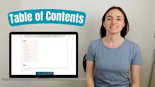 How To Add A Table of Contents To a WordPress Blog